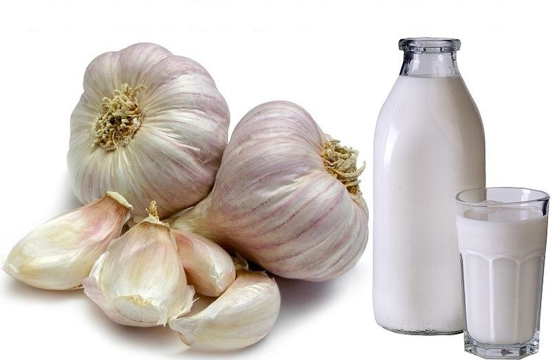 Garlic with milk
